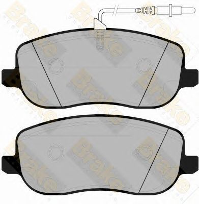 BRAKE ENGINEERING pa1424 -  Комплект тормозных колодок, дисковый тормоз